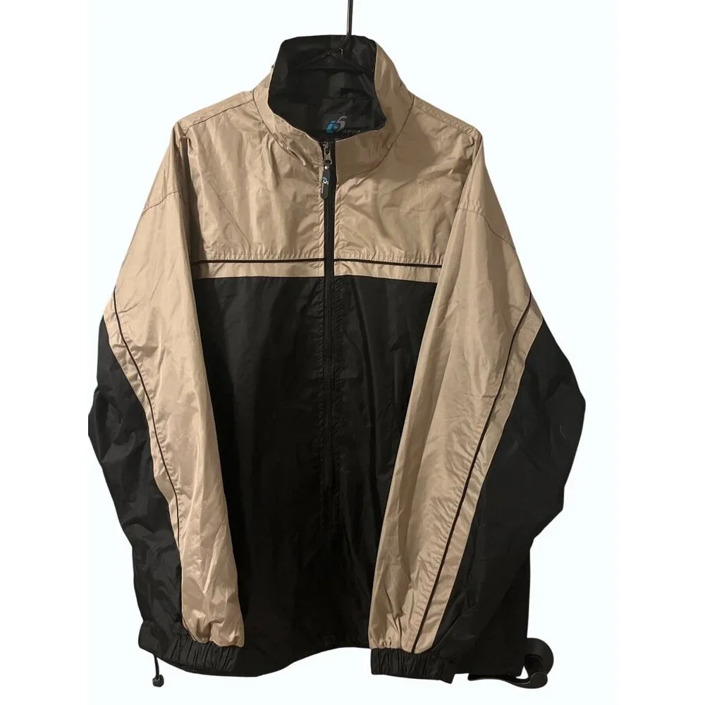i6 Apparel Men’s XL Windbreaker Jacket –Lightweight, Zip‎ (box cutter Damage)